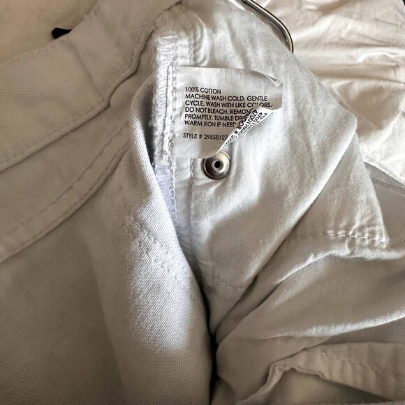 CLUB MONACO Straight Slim Leg Denim White Sz 27 - Picture 5 of 5